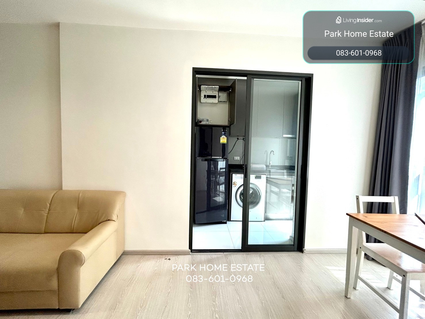  Rhythm Asoke ✨ 1 ห้องนอน กั้นห้องครัว ห้องสว่าง 📞 Line:@pukkhome (with @ ) – รูปที่ 4