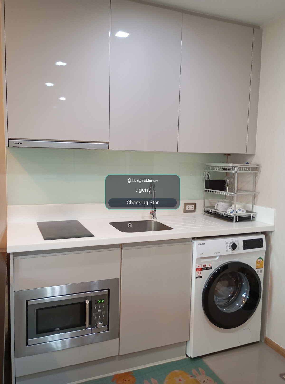 [ For rent ] The Address Asoke, high floor, wide room with furniture, prime location, MRT Phetchaburi, very good price / contact 065-8219716 ice – รูปที่ 4
