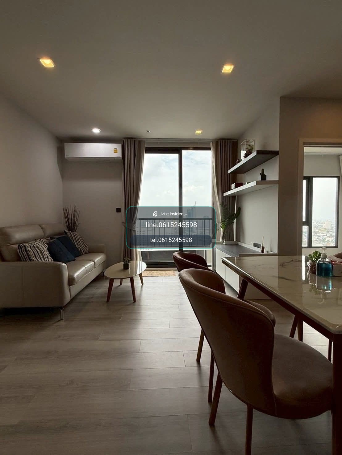 🔥Rent a beautiful room but complete, high floor, river view, The key Rama 3 – รูปที่ 4