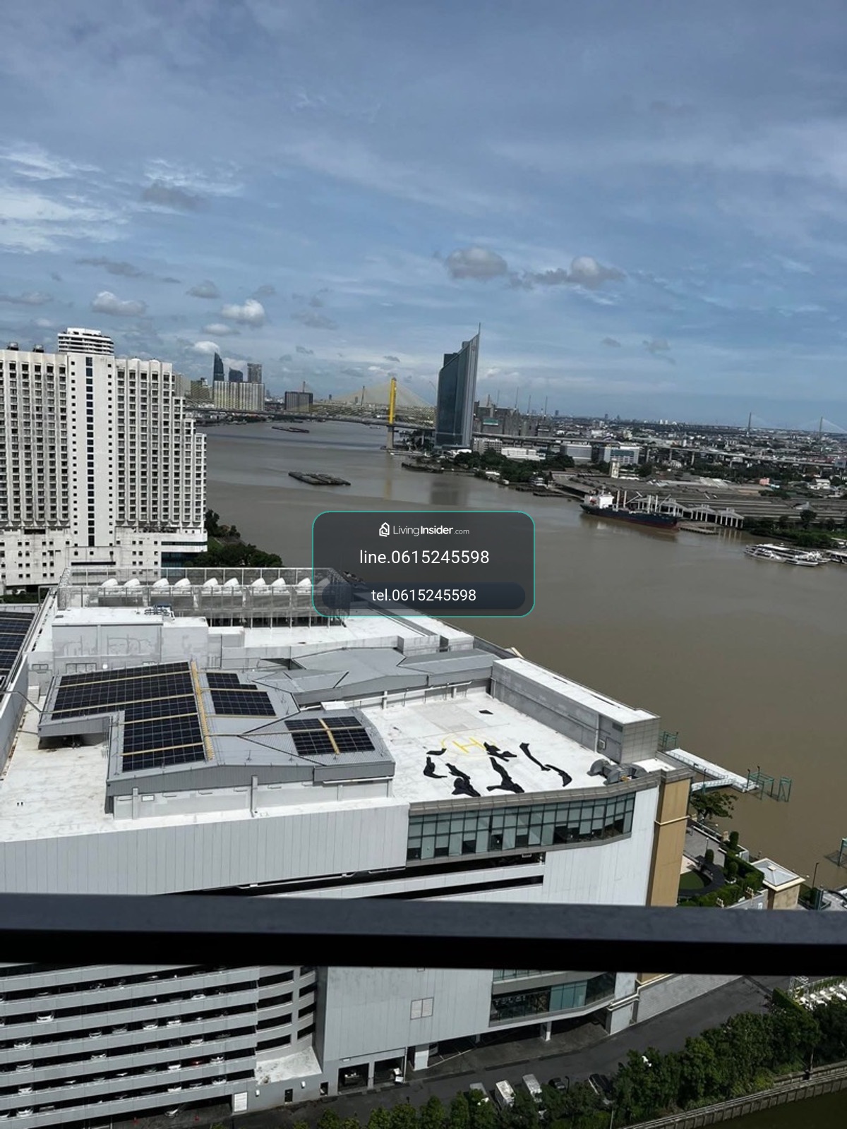 🔥Rent a beautiful room but complete, high floor, river view, The key Rama 3 – รูปที่ 2
