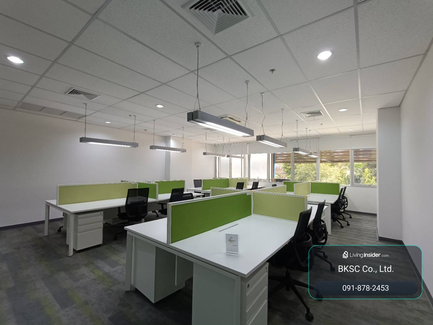 Bangkok Office For Rent Sathorn Serviced Office Sethiwan Sathon Office Building Fully-Furnished Starting for 1 - 50 Workstations (Rental Price starting from 7,000 THB/month) closed to BTS Saint Louis, BTS Surasak, Chongnonsi, Sathorn, Silom – รูปที่ 3