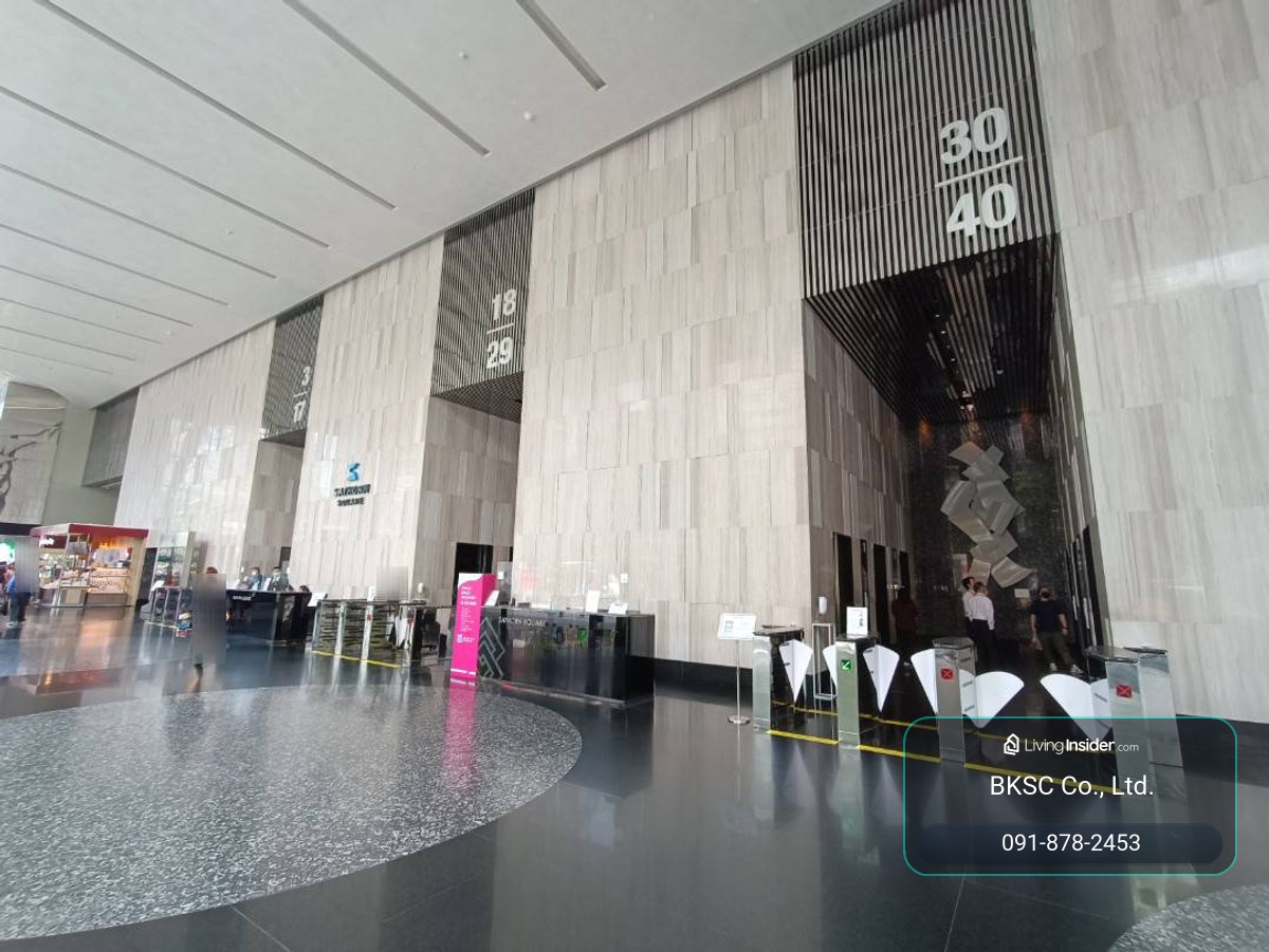 Bangkok Office For Rent Sathorn Serviced Office Sathorn Square Office Building Fully-Furnished For 1 - 50 Workstations closed to BTS Chongnonsi, Sathorn, Silom – รูปที่ 3