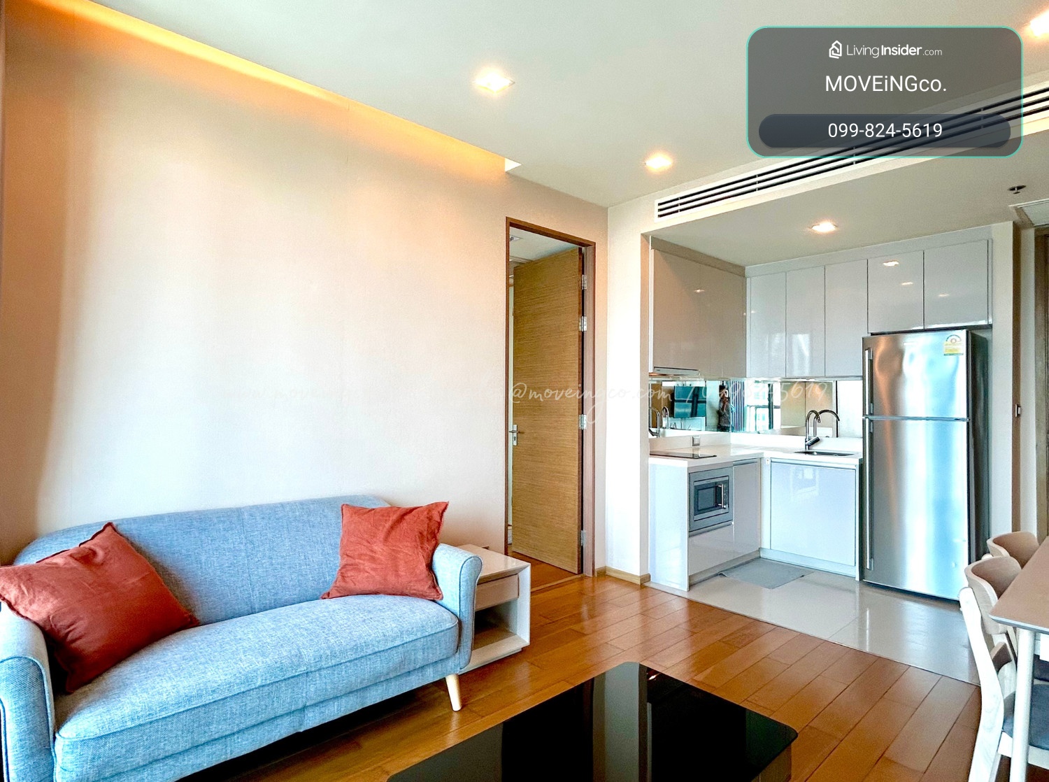 2 Beds condo Corner unit with city view near Sathorn Square and Chongnonsri BTS - The Address Sathorn – รูปที่ 2