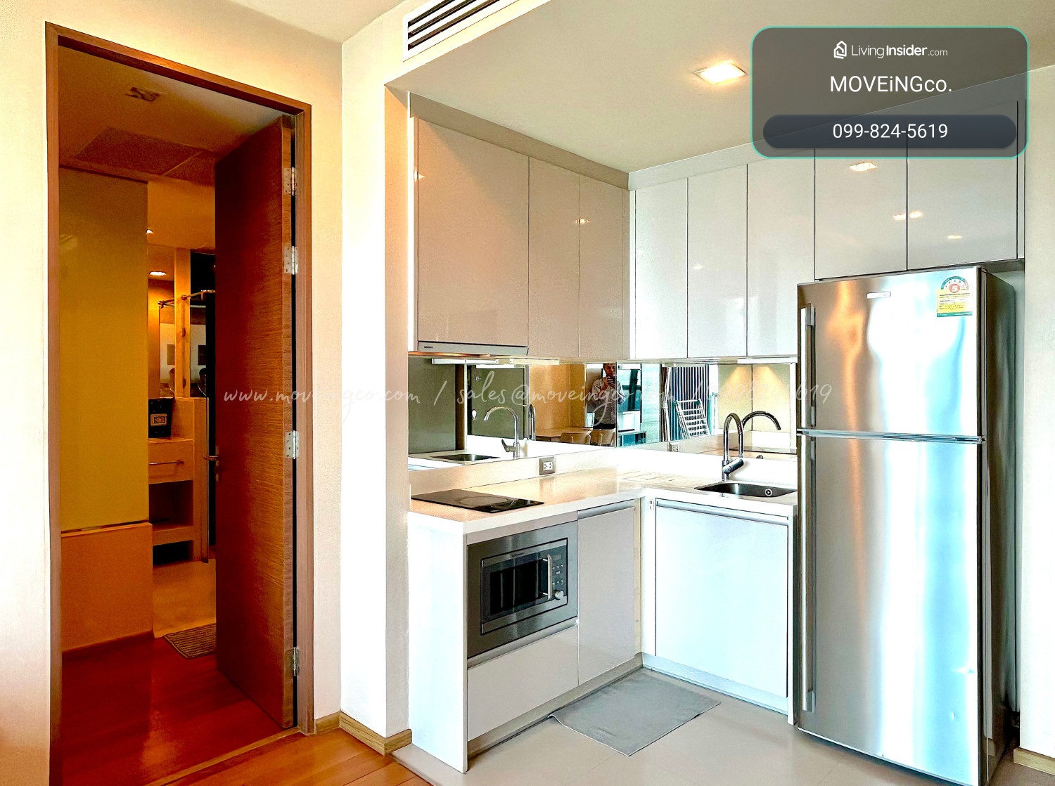 2 Beds condo Corner unit with city view near Sathorn Square and Chongnonsri BTS - The Address Sathorn – รูปที่ 3