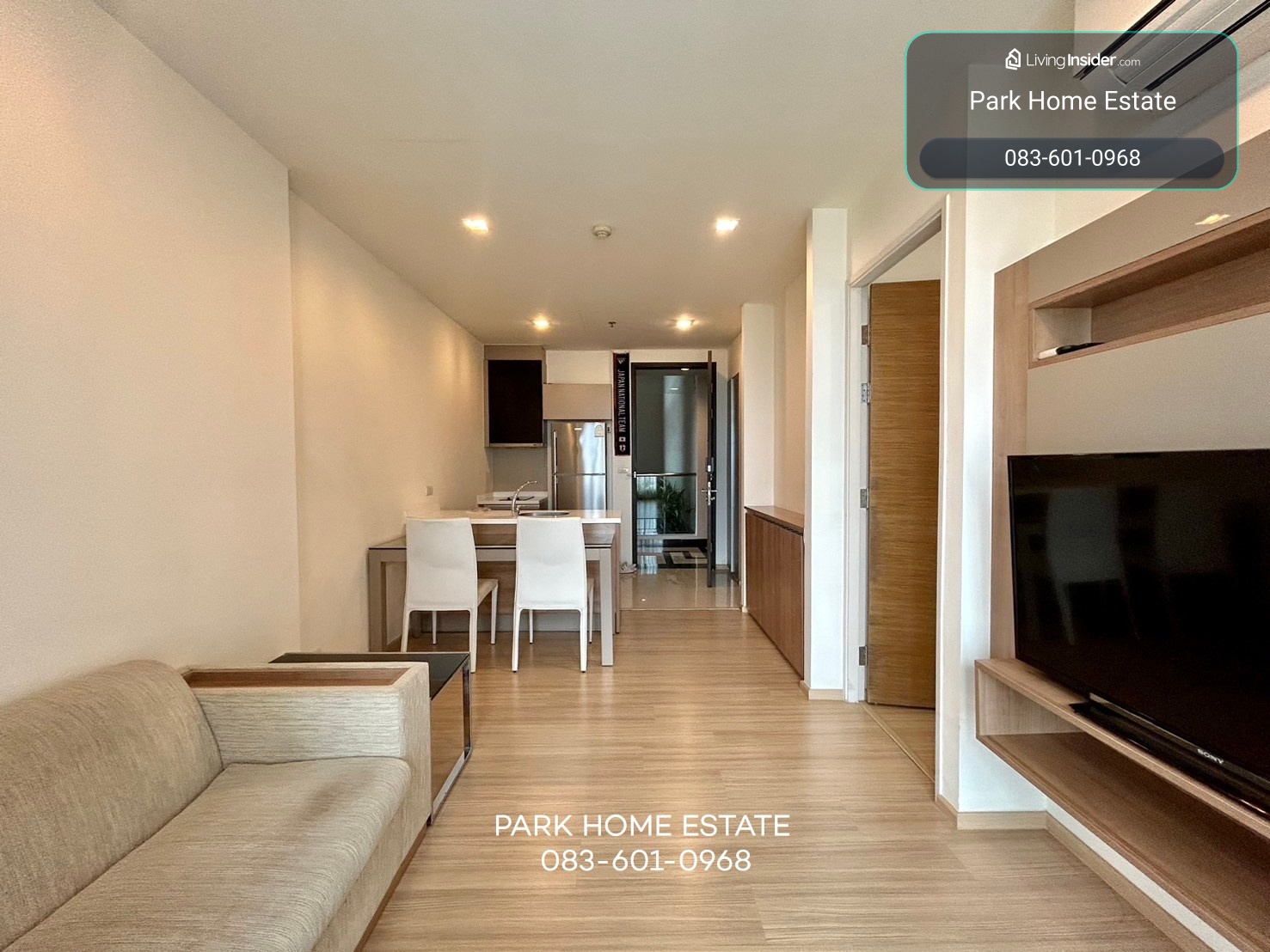 Rhythm Sukhumvit 50 | ห้องใหญ่ 45 ตร.ม. มีอ่างอาบ 📞Line : @pukkhome (with @) , 083-601-0968    – รูปที่ 3