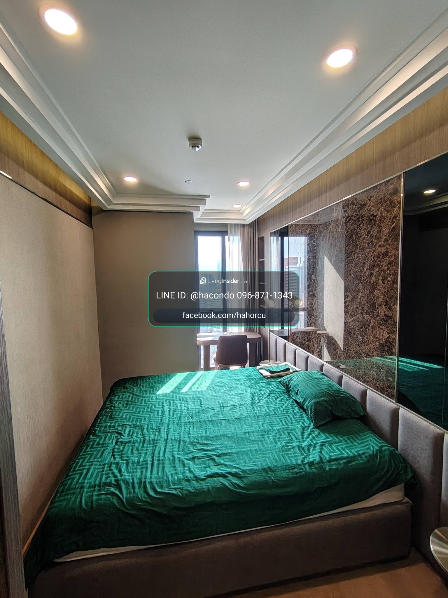 Ashton Chula Silom【𝐑𝐄𝐍𝐓】🔥ห้องสไตล์เรียบหรู ใกล้ MRT สีลม-สามย่าน แต่งครบ🔥 ติดต่อไลน์ไอดี: @hacondo – รูปที่ 3