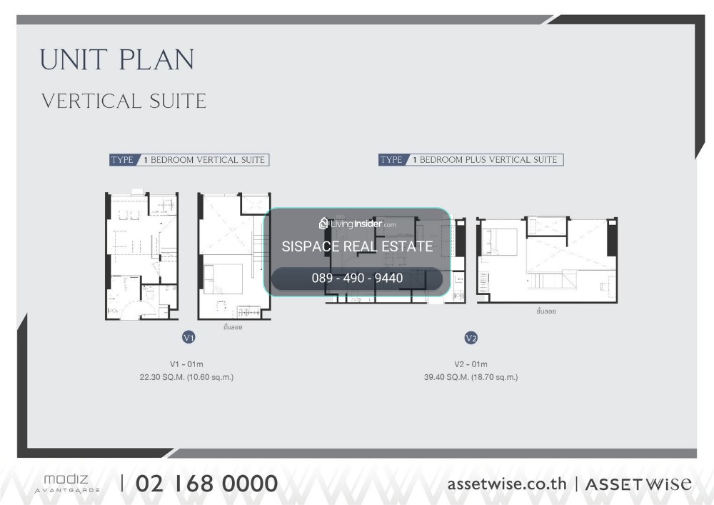 () Modiz Avantgarde (TYPE: 1 bedroom Plus, Vertical), price around VVIP, beautiful room, good location – รูปที่ 3