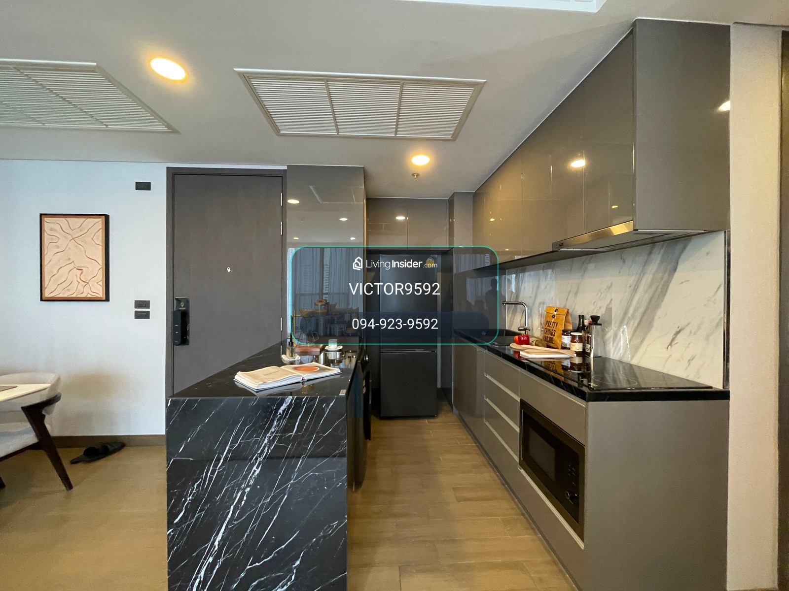 Urgent sale! Luxury condo "Siamese Exclusive Queens", 9th floor, Phrom Phong view, large room 75.95 sq m., near MRT Queen Sirikit Center, only 100 m., near Benjakiti Park - lungs in the middle of the city that health lovers will love. – รูปที่ 2