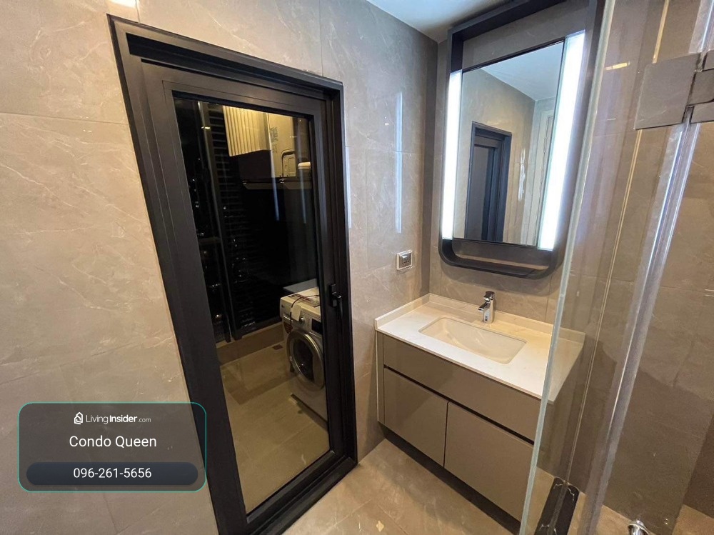 for Rent ให้เช่า One9Five 2bed 58  Sq,m. Fully Furnished 48k  โทรเลย น้อง 096-2615656   Location :  Rama 9   Rental Price : 48,000 Baht / month  Condominium near MRT :   Pharam 9 Station  Condominium Unit Size : 58 sq.m. – รูปที่ 2