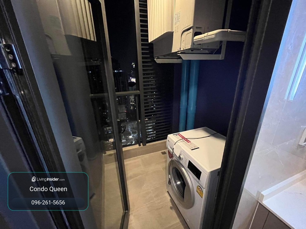 for Rent ให้เช่า One9Five 2bed 58  Sq,m. Fully Furnished 48k  โทรเลย น้อง 096-2615656   Location :  Rama 9   Rental Price : 48,000 Baht / month  Condominium near MRT :   Pharam 9 Station  Condominium Unit Size : 58 sq.m. – รูปที่ 3