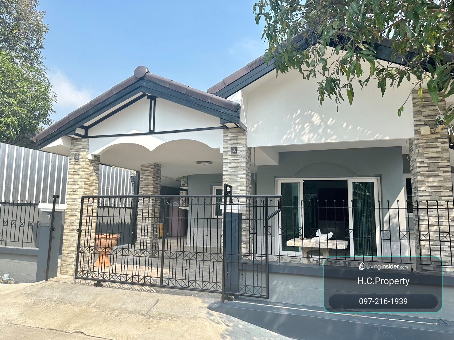 1-story detached house for rent, Ramkhamhaeng Miss Teen (Rat Phatthana), beautiful house, ready to move in 📲097-2161939 – รูปที่ 3