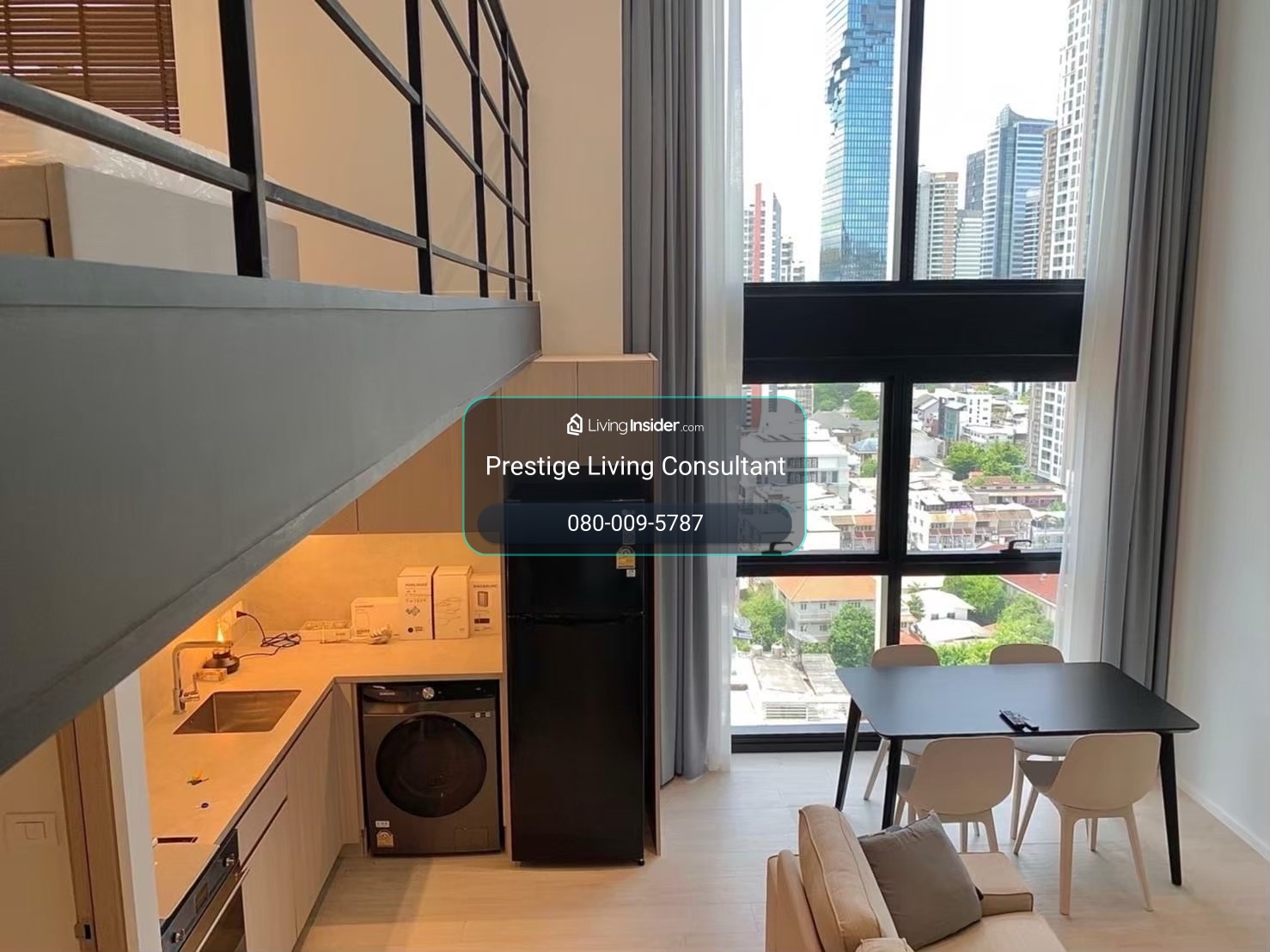 📌For RENT เช่า | The Lofts Silom - 1BR Loft Type (37+15sqm), 32,000 THB – รูปที่ 2