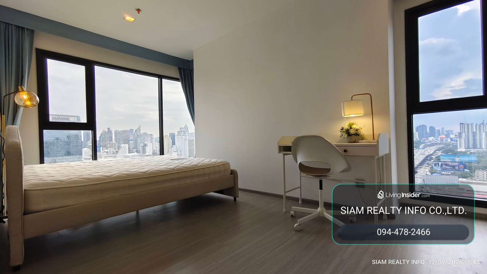 Life Asoke Hype 2 ห้องนอน 2 ห้องน้ำ ไลฟ์ อโศก ไฮป์ คอนโดให้เช่าพระราม9  ใกล้ MRT พระราม9 – รูปที่ 2