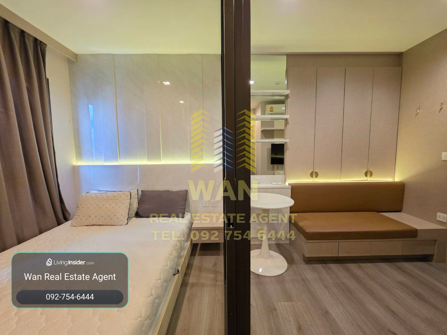 ให้เช่า politan aqua ชั้น 10 วิวสวน แม่น้ำ ตกแต่งสวยครบพร้อมอยู่ – รูปที่ 4