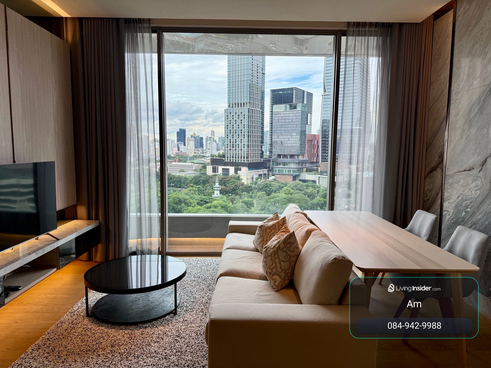 Saladaeng One: 1bed 1bath 56.5 sqm 19,500,000 1XFl Full Lumpini view Am: 0656199198 – รูปที่ 4