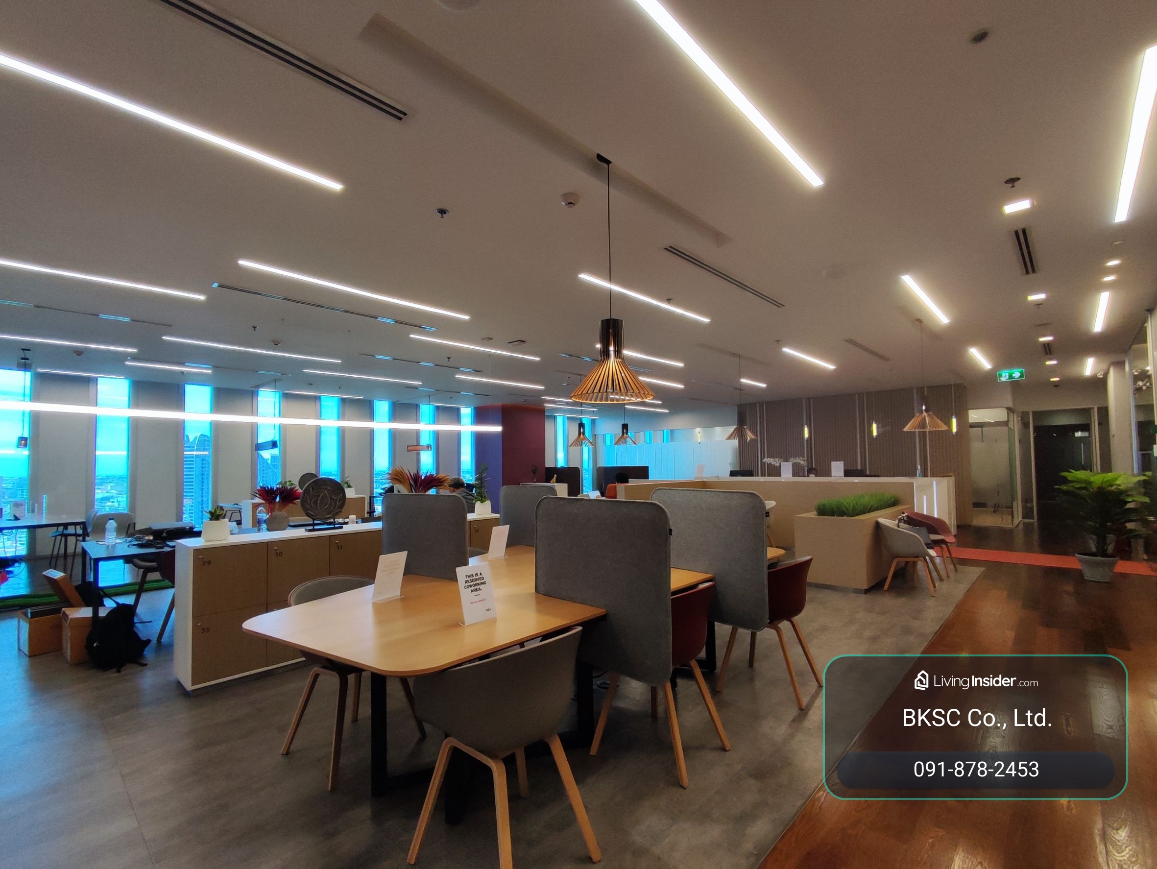 Bangkok Office For Rent Bangna Serviced Office Bhiraj Tower At Bitec Bangna Office Building Fully-Furnished 3 Workstations closed to BTS Bangna, Udomsuk, Bangna Trat Road, Sukhumvit Road, Bearing, Bangna – รูปที่ 3