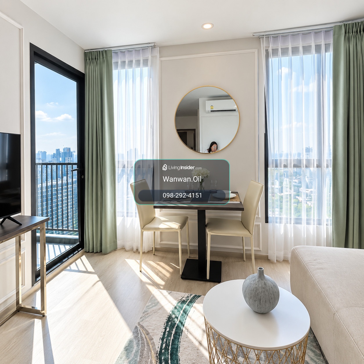 ✨NEW✨STOCK✨FOR RENT  1BEDROOM PLUS BIGSIZE 39 SQM | 20,000 PER MONTH | Khun Oil 098-2924151 – รูปที่ 3