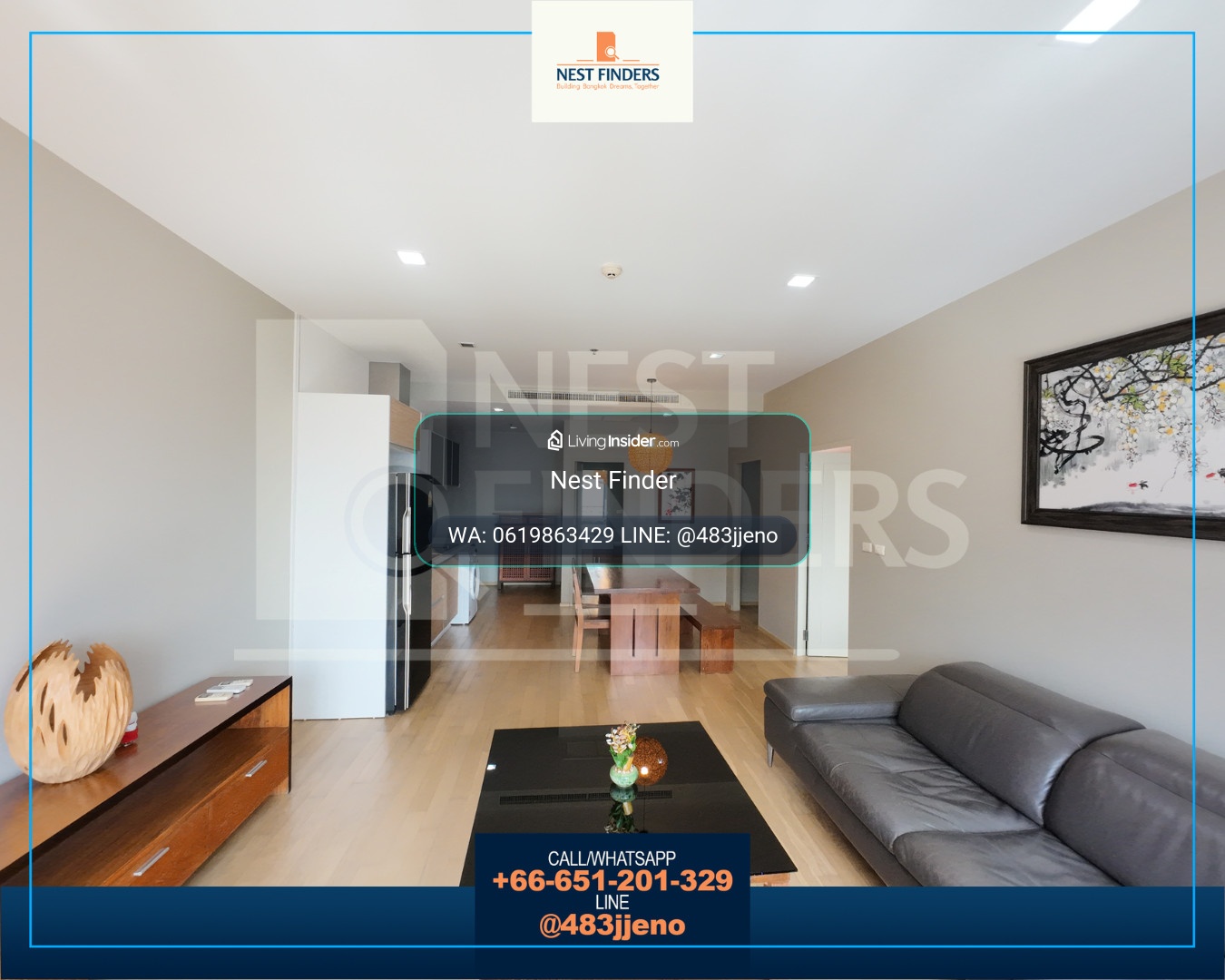 Ready to move in 💗 For rent, 2 beds room, next to BTS Ekkamai 💗 Noble Reveal Sukhumvit 63 – รูปที่ 3