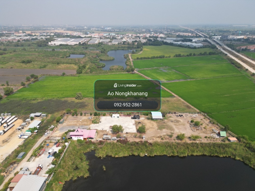 Land with a large house, 4 rai, 1 kilometer from Lotus Bang Pa-in, 1 kilometer from the industrial estate. – รูปที่ 3