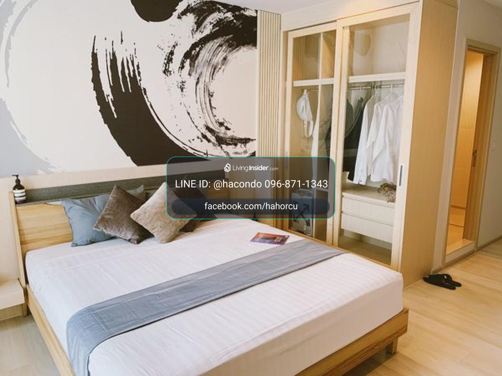 Life One Wireless【𝐑𝐄𝐍𝐓】🔥ห้องสไตล์มินิมอลเจแปนนิส โทนไม้สว่าง อบอุ่นเรียบง่ายน่าอยู่🔥 ติดต่อไลน์ไอดี: @hacondo – รูปที่ 4