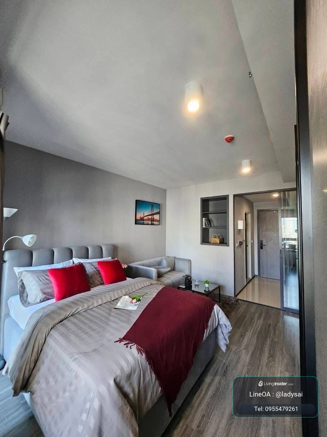 ✨Rent Ideo Chula-Samyan, near MRT Samyan 400m. Fully furnished 🎉🏙️ Line ID: @ladysai (with @ too) – รูปที่ 3