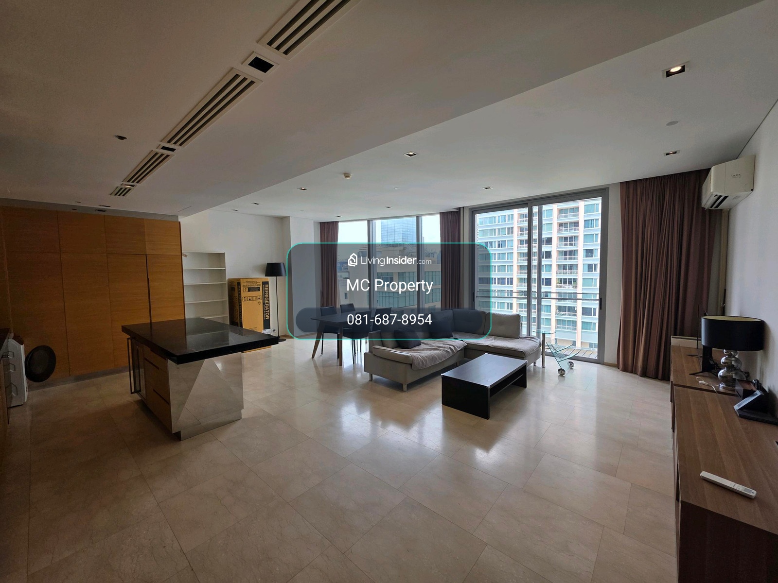 Saladaeng Residence 2bedroom 126sqm for rent only 90,000 per month tel 0816878954 line id 0816878954 – รูปที่ 3