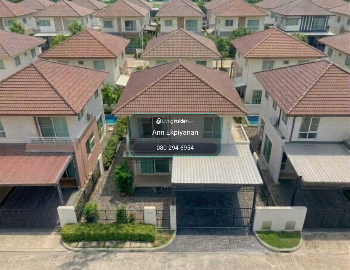 🚩⭐🍀 #น้ำไม่ท่วม💦 ให้เช่าบ้านมัณฑนา อ่อนนุช - วงแหวน 3  บ้านเดี่ยวสไตล์ Modern  ชีวิตใกล้เมือง ในรีสอร์ทส่วนตัว ท่ามกลางธรรมชาติ  ติดถนนวงแหวน สะดวกในการเดินทางทั้งอ่อนนุช และบางนา ✅ – รูปที่ 2