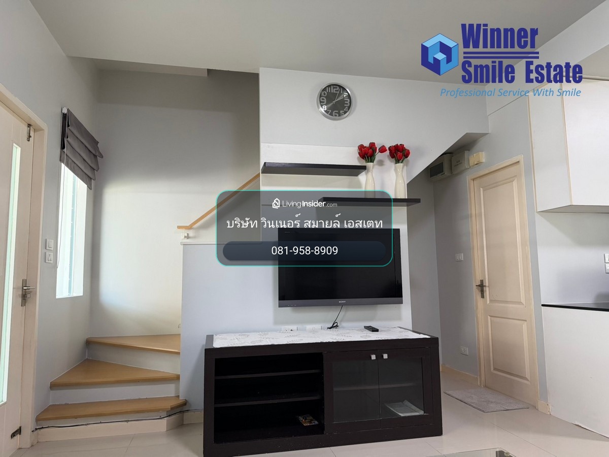 Townhome for rent, 3 floors, Baan Ma, Rama 9, Srinakarin, 19 sq m, near Airport Link, Ban Thap Chang, 3 rooms. – รูปที่ 4