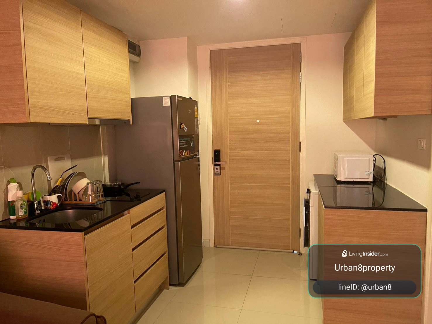 ★ D25 Sukhumvit 55 ★ 40 ตรม.,ชั้น 6 (1 ห้องนอน 1 ห้องน้ำ), ★ใกล้ BTS ทองหล่อ★ใกล้ Market Place, J Avenue ทองหล่อ,★ สิ่งอำนวยความสะดวกมากมาย★ เครื่องใช้ไฟฟ้าครบครัน★ – รูปที่ 3