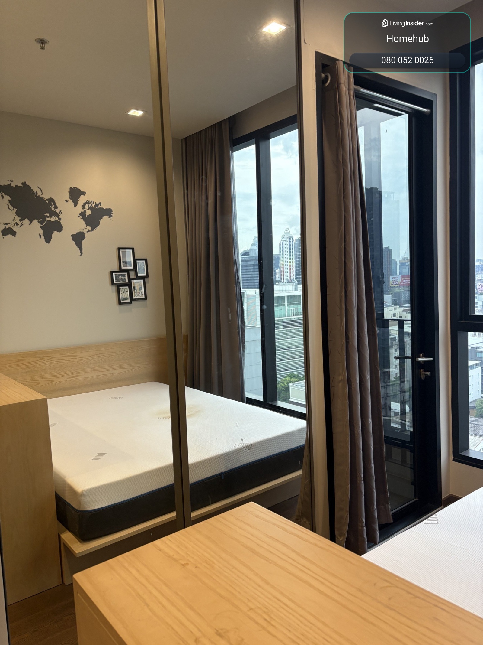 For urgent rent, 2 bedrooms, 2 bathrooms, Ideo Q Victory, 61 square meters (new, ready to move in) – รูปที่ 3