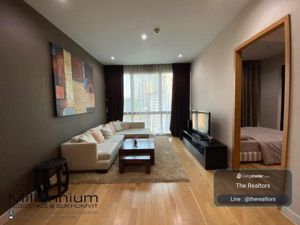 Millennium Residence @ Sukhumvit  For Rent 2 Bed 2 Bath 90 sq.m. – รูปที่ 2