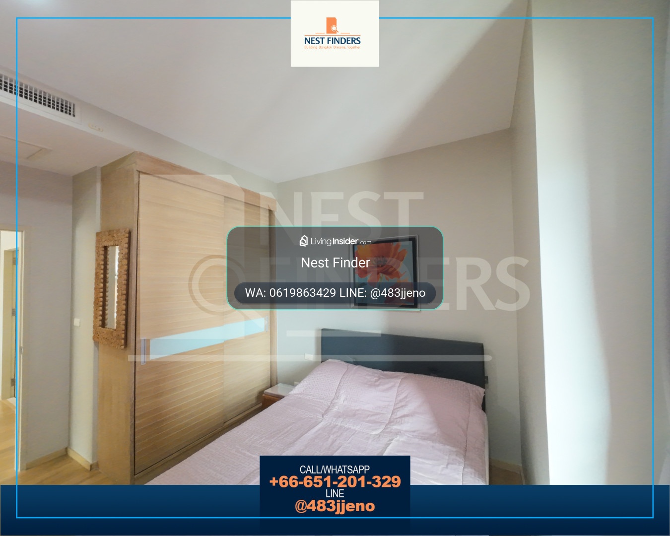 คอนโดเอกมัย ประกาศให้เช่า 2ห้องนอน For Rent :Noble Reveal Sukhumvit 63 – รูปที่ 4