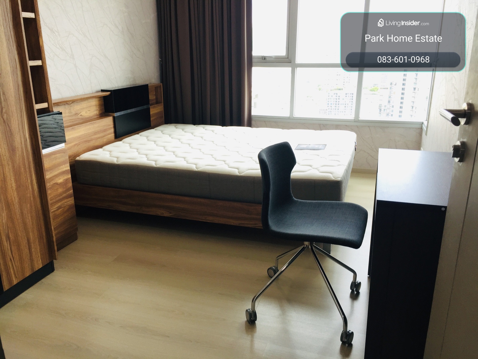  Life Ratchadapisek |  1 ห้องนอน กั้นห้อง  ชั้นสูง   📞 LINE : @pukkhome (with@) – รูปที่ 3