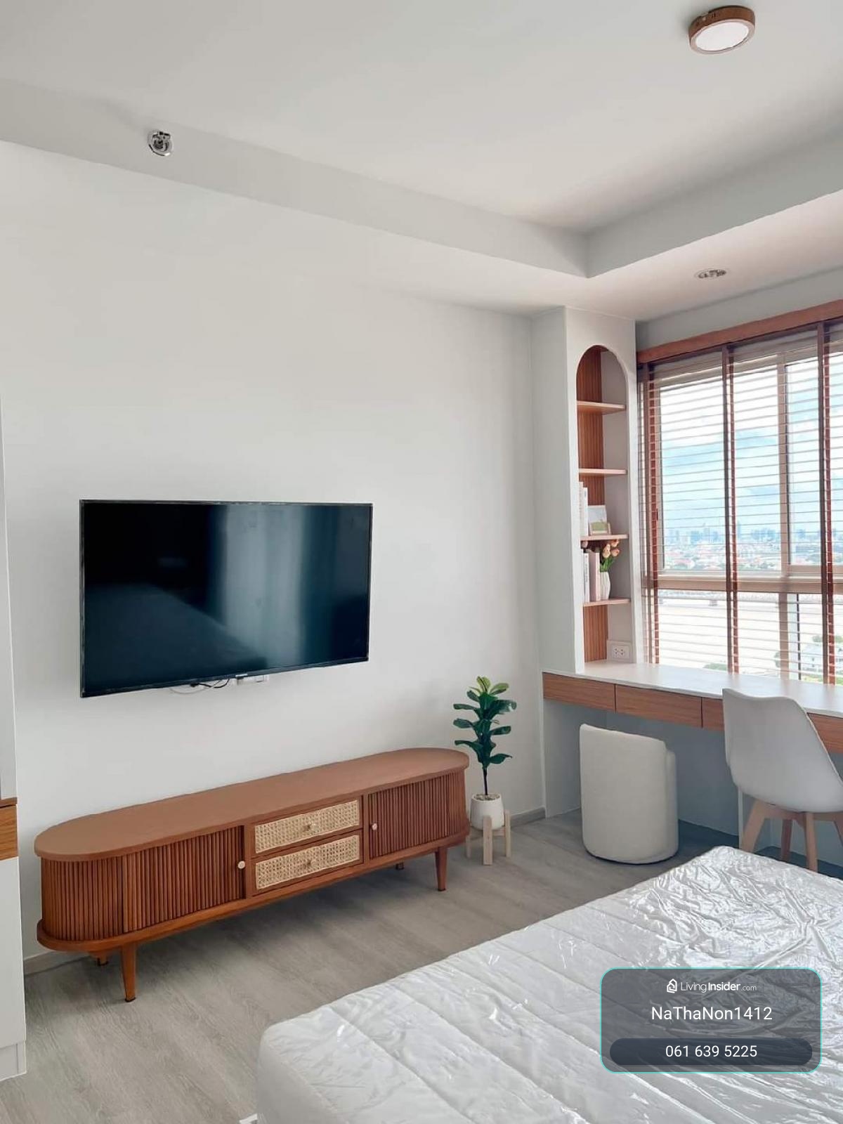 🏙️For rent, beautifully decorated room, built-in, high floor, view of Rama VIII Bridge. Fully furnished, electrical, ready to move in. Message me 📲or Line: 0616395225 – รูปที่ 3