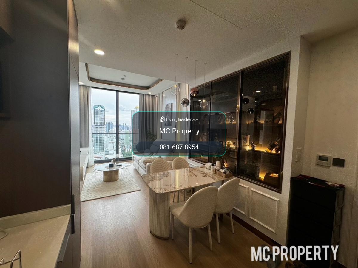 Anil Sathorn Rarest 2 bedroom for sale!!- The highest 2 bedroom unit in the building- Fully Furnished- Best view - Super New and never rented out- 64sqm ----- for sale only 22.9Mb -----please contact MC PropertyLine/Tel: 0816878954 – รูปที่ 2