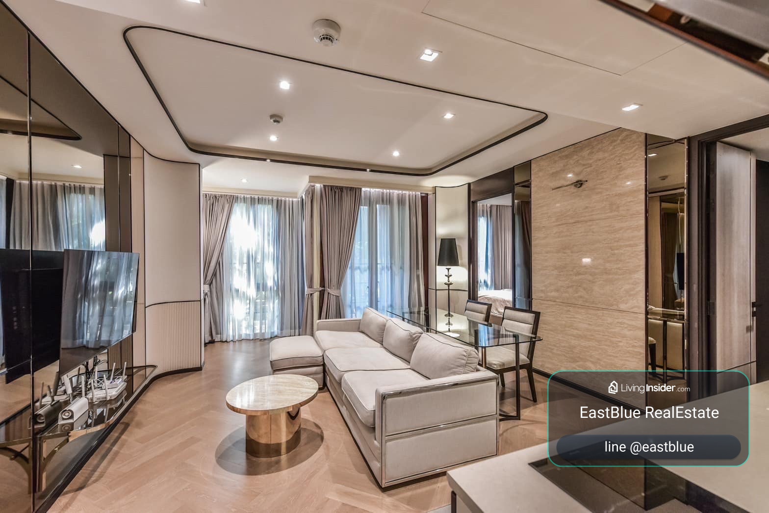ให้เช่า The Reserve Sukhumvit 61 1 นอน 48 ตร.ม. ใกล้ BTS เอกมัย 55,000/เดือน 0642748883 – รูปที่ 4