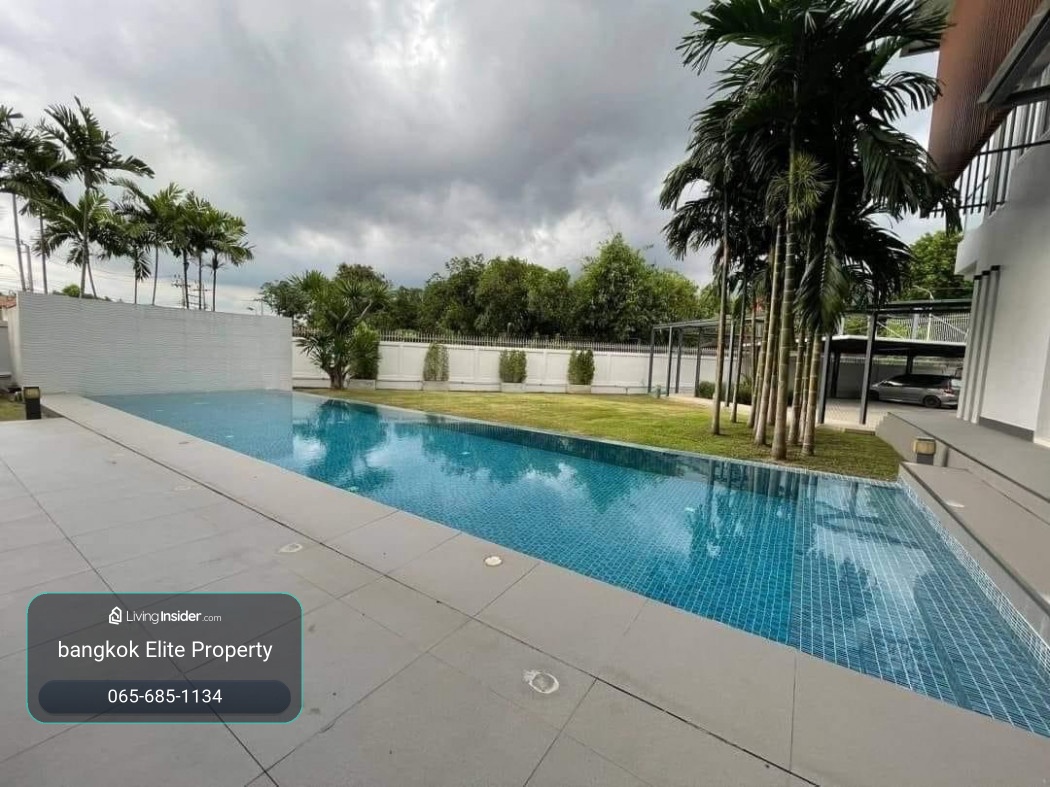 ให้เช่า บ้านเดี่ยว พัฒนาการ 30 Pool villa สุดหรู 4 ห้องนอน จอดรถ 6 คัน fully furnished – รูปที่ 2