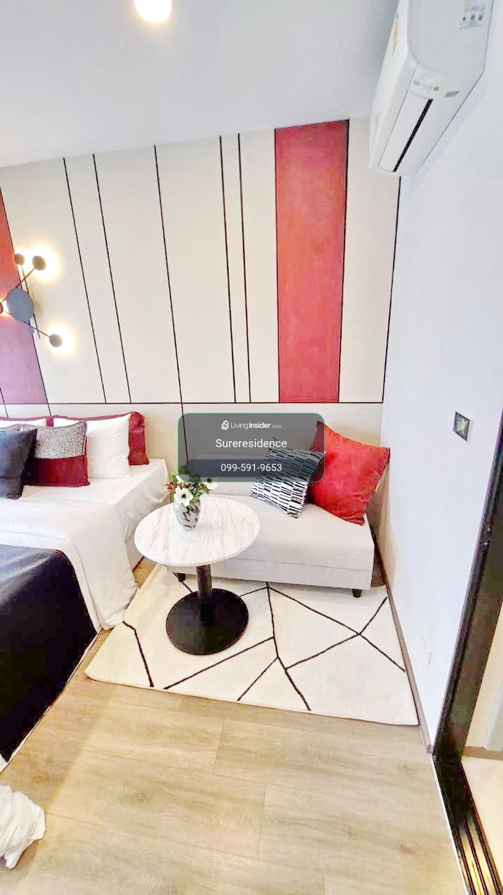 4923😊 For RENT 1 bedroom for rent🚄near MRT Huai Khwang🏢Soho Bangkok Ratchada🔔Area: 26.00 sq m.💲Rent: 24,000฿📞O99-5919653,065-9423251✅LineID:@sureresidence – รูปที่ 3