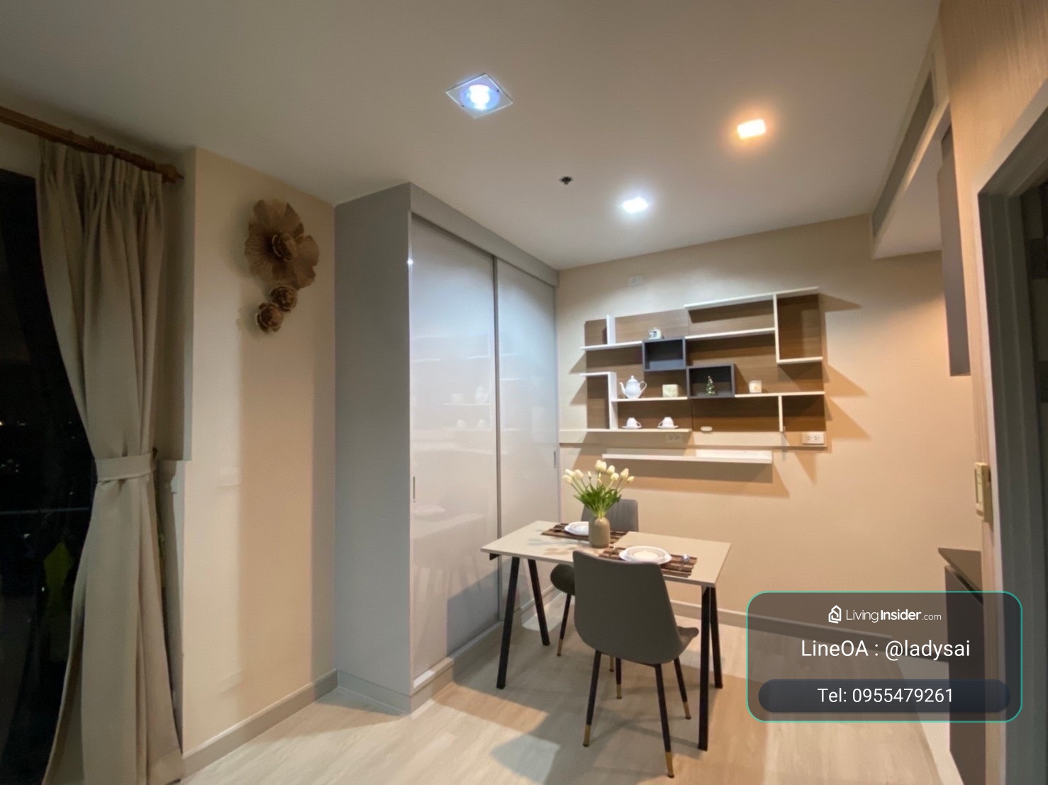 🏢เช่าคอนโด Nye by Sansiri พร้อมเข้าอยู่ 1 ห้องนอน  🚝 BTSวงเวียนใหญ่ 🔅 LineOA : @ladysai – รูปที่ 4
