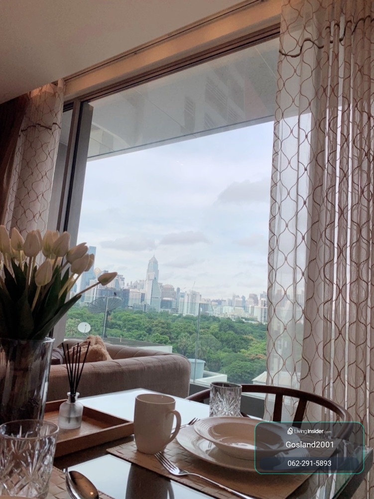 Condo for rent!! Saladaeng One, beautiful room, large room, Lumpini Park view, near BTS Saladaeng – รูปที่ 3