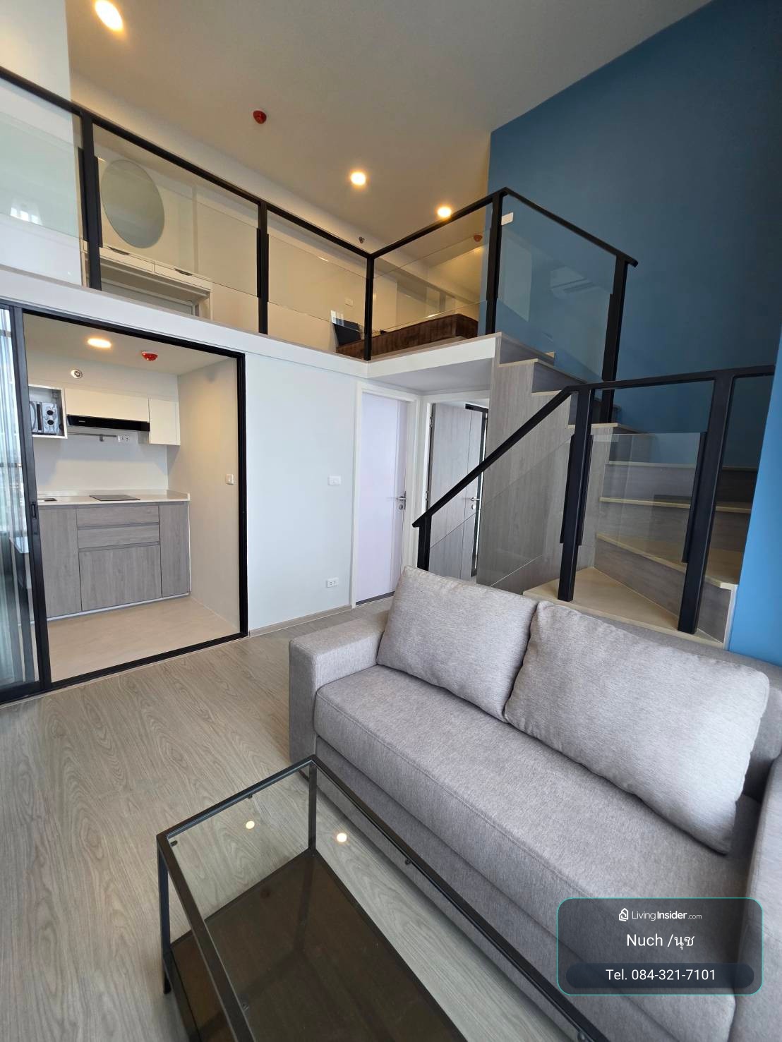 DuPlex new room near the Lamsalee Interchange BTS station, connects to 3 BTS lines: Orange, Yellow and Brown, near Kanchanaphisek Ring Road, Motorway – รูปที่ 2
