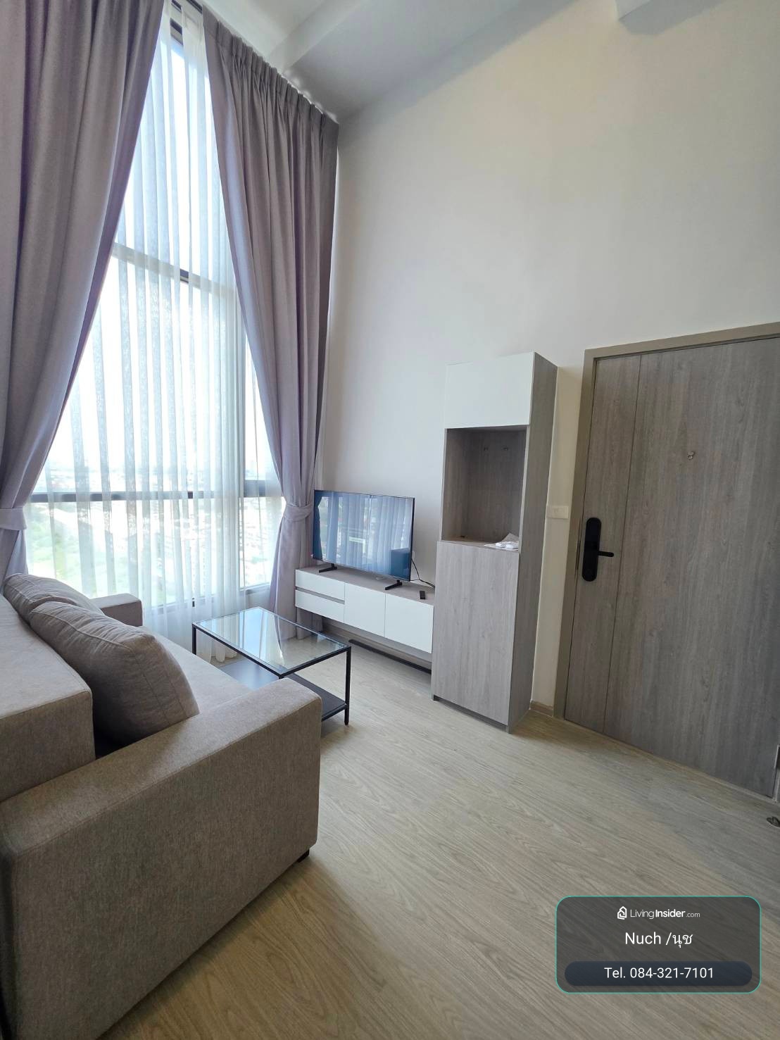 DuPlex new room near the Lamsalee Interchange BTS station, connects to 3 BTS lines: Orange, Yellow and Brown, near Kanchanaphisek Ring Road, Motorway – รูปที่ 3