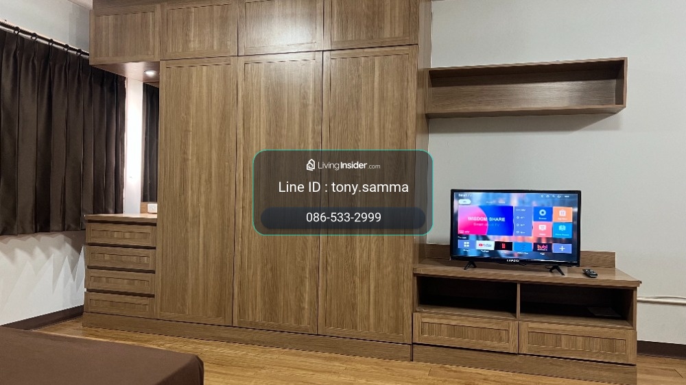 Condo Popular Muang Thong T1, 11th floor, for rent 3,800 baht (outside view + fully furnished), excluding common area fees – รูปที่ 3