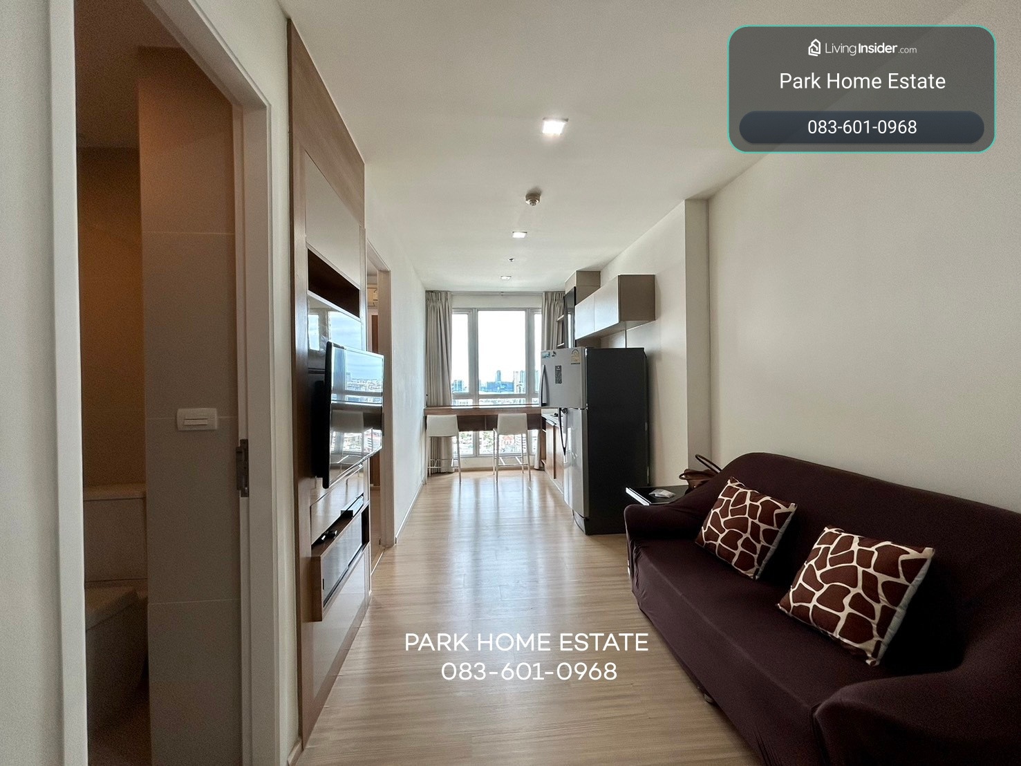 Rhythm Sukhumvit 50  | 35 ตร.ม. ห้องเเต่งสวย 📞 Line : @pukkhome (with @) , 083-601-0968    – รูปที่ 2