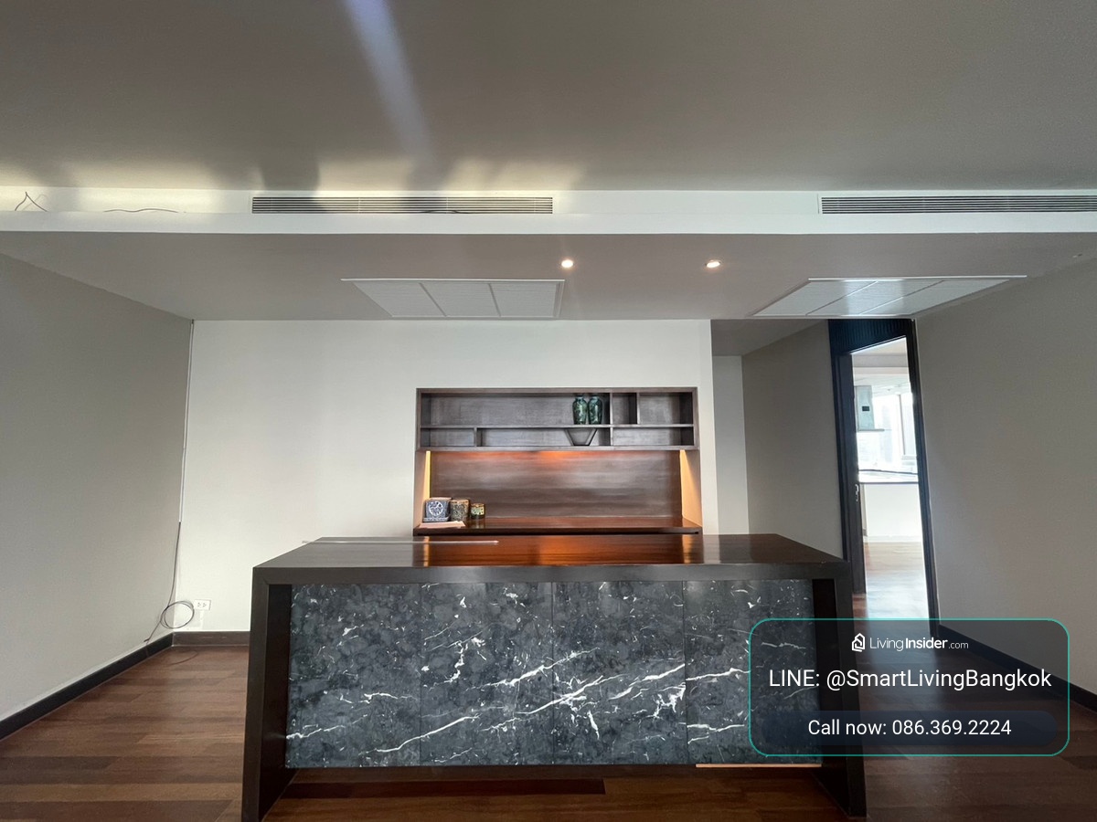 Duplex Penhouse for rent, 4 bedrooms, with 2 seating areas and closed kitchens, decorated in Woody style, complete furniture, large terrace, city view, near BTS Thonglor. – รูปที่ 3