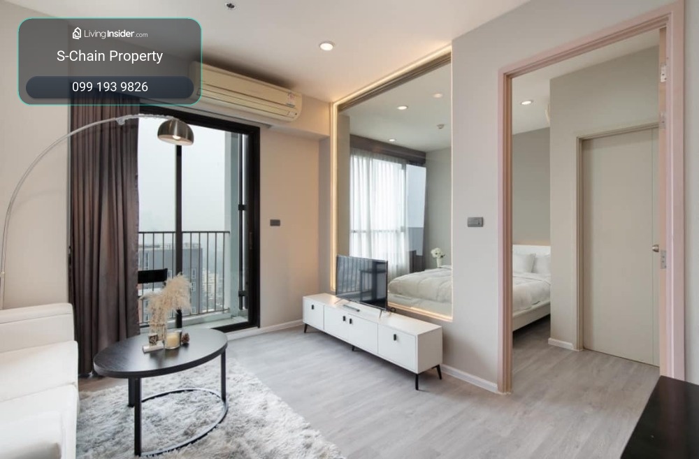 🌸🌳FOR RENT>> Fuse Sathorn - Taksin>> 26th floor, room size 35.4 sq m., near BTS Wongwian Yai 100 meters, fully furnished, ready to move in #LV-MO759 – รูปที่ 2