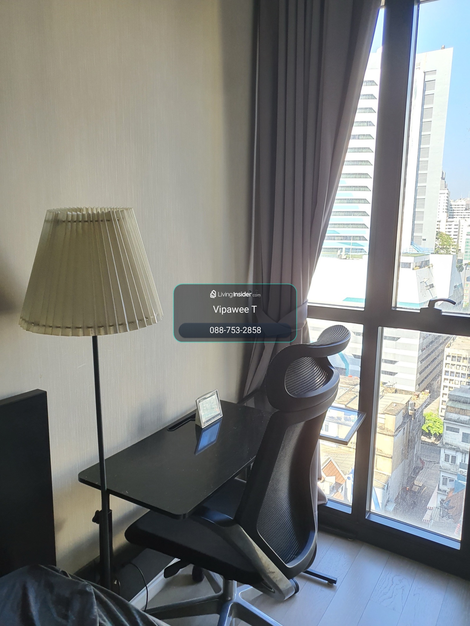 📍For rent, Condo, Ashton asoke, 1 bedrooms, 1 bathrooms, 35 sq m., renalt price 20,500 baht, best deal!! beautiful room,☎️0887532858 Pray – รูปที่ 4