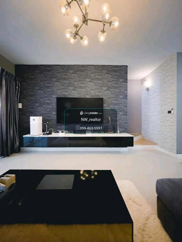 ให้เช่า Cherkoon Design Townhome เฌอคูนทาวน์โฮม (ราชพฤกษ์-สวนผัก) 20 ตร.วา หน้ากว้าง 5 เมตร พื้นที่ใช้สอย 165 ตร.ม. 2 ที่จอดรถ 3 ห้องนอน 3 ห้องน้ำ – รูปที่ 3