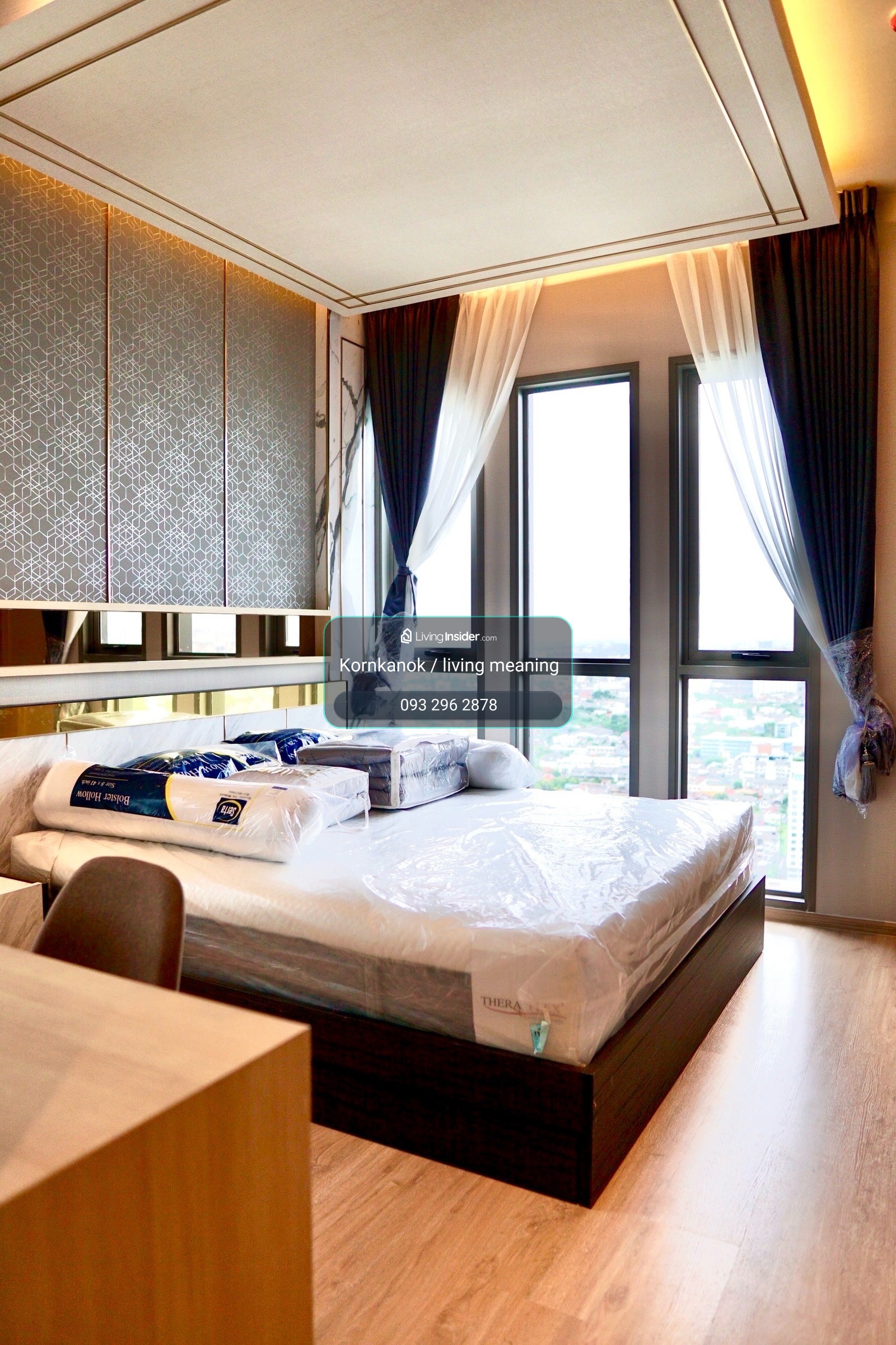 (น้ำไม่ท่วม) ขายห้อง Penthouse  2 ห้องนอน 2 ห้องน้ำ (วิสซ์ดอมสเตชั่น รัชดาท่าพระ)  67 ตรม.  (2 จอด 1 จอดมอเตอร์ไซต์) Tel. 093 296 2878 ติด BTS / ห้างเดอะมอลล์ – รูปที่ 3