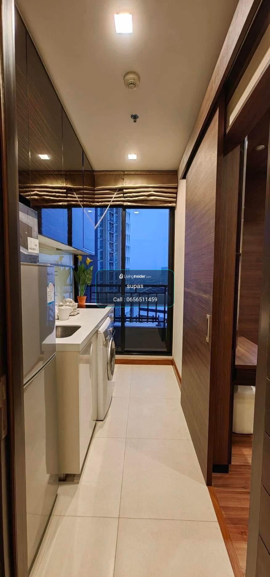 Ivy Ampio for rent, beautiful room, good price, 17,000 baht, ready to move in. If interested, call to make an appointment to view the project. – รูปที่ 3